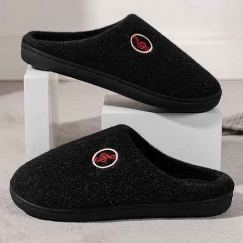 Women's Memory Foam Slippers Cozy Micro Suede Slippers Memory Foam Warm Slippers House Shoe with Anti-Skid Rubber Sole4