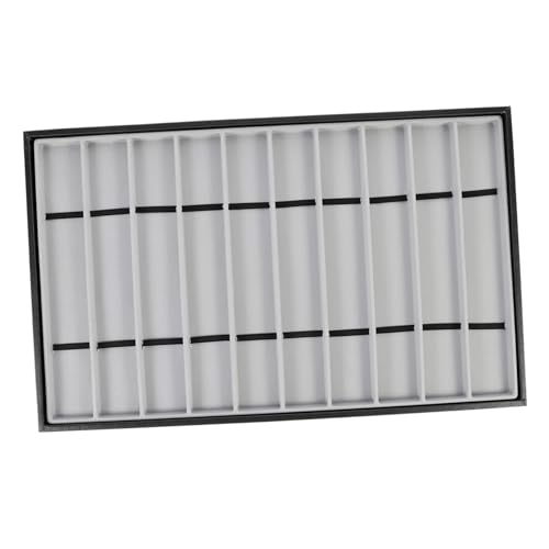 Organisateur pratique pour montres avec emplacements en cuir et velours