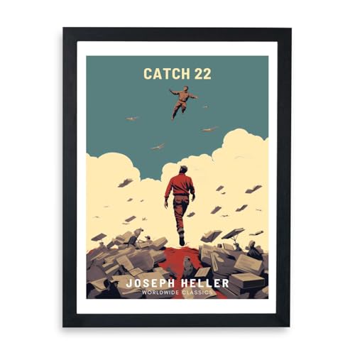 Catch 22 collection de livres classiques grand format encadré d'art