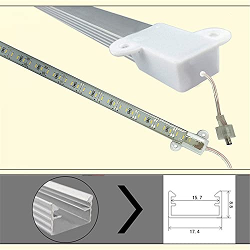 Tira de LED impermeable IP68 50cm 72LED Blanco cálido miniatura 4