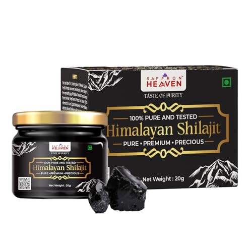 Image of Extra Power 100% Pure Himalayan Shilajit | Lab Tested Extra Power Shilajit | Natural Energy & Immunity Booster - FDA Complaince (20g) | Extra Power