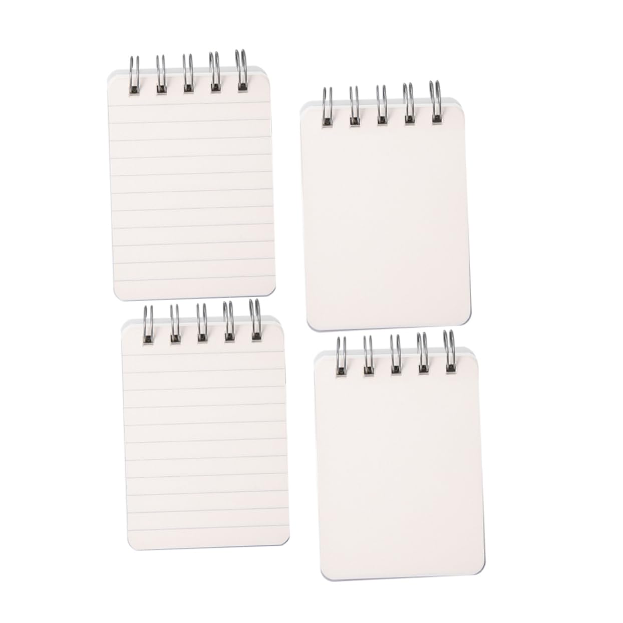 Uonlytech 5 Set Quaderni Mini Spirale Compatti Taccuini Portatili Per Ufficio Note Per Scolastici E Professionali 4 Pezzi*5