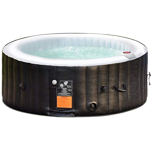 COSTWAY SPA Hinchable para 4 Personas 800 litros Bañera Jacuzzi de Redondo