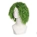 MapofBeauty Fahion Cosplay Costume Curly Synthetic Wig (Mixed Green)