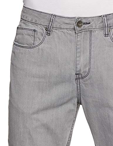 Image of Amazon Brand - Symbol Men's Relaxed Fit Jeans (ADBX-RN-587 Light Grey 28)