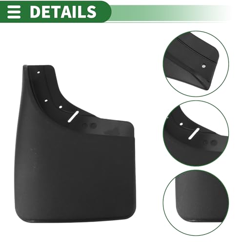 Image of Motoforti Mud Flaps Splash Guards Mud Guards for Chevrolet for GMC C /K Pickup 1988-1998 W /Mount Accessories