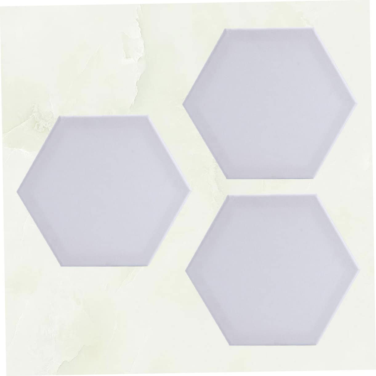 Panneaux de Peinture Hexagonaux Planches à Dessin Stables et Faciles à Ranger Lot de 3 en Coton Blanc pour Artistes pour Peinture DIY en Intérieur