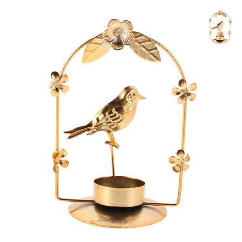 Catálogo de Apliques en forma de vela los mejores 10. 50 Artibetter Adorno De Candelabro De Hierro Forma De Pájaro De Apliques para Velas Decoración Moderna y Vintage