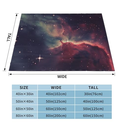 Couverture polaire espace profond 203x152 cm pour un lit doux - 6