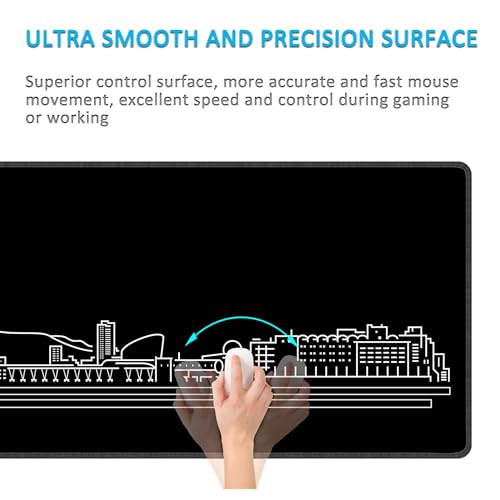 Speed gaming mousepad XXL LL-COEUR avec glisse rapide pour PC - 7