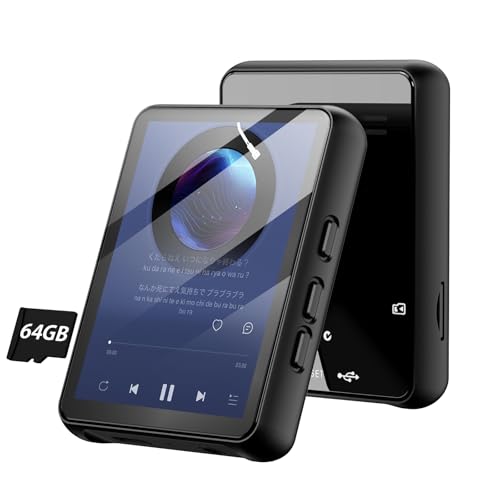 GOHHME MP3プレーヤー 2.4インチタッチ Bluetooth5.3搭載