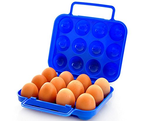 Scatola portatile pieghevole in plastica 12 uova