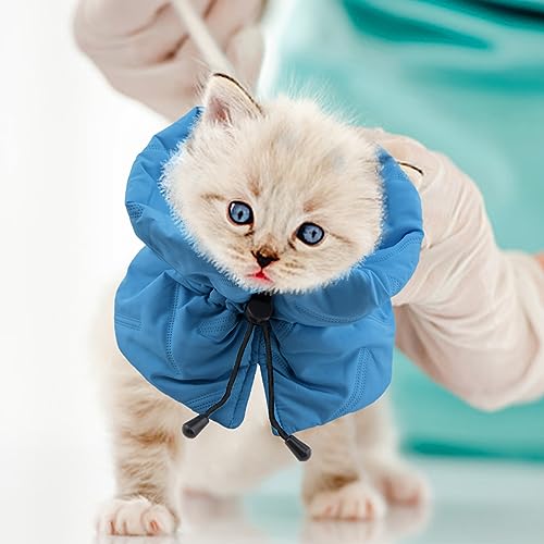 Image of 2pcs Cat Cone Collar,Cat Donut Collar,Cat Cones to Stop Licking,Cat Recovery Collar,Soft and Light,Prevent Pets from Biting,Licking Injured or Surgical Sites