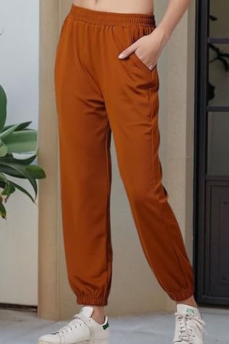Image of Women Casual Bright Black Solid Women Joggers