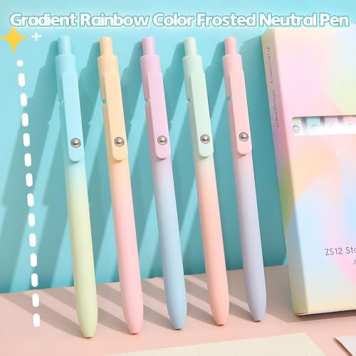 Pack 5 bolígrafos de gel multicolor con recarga miniatura 7