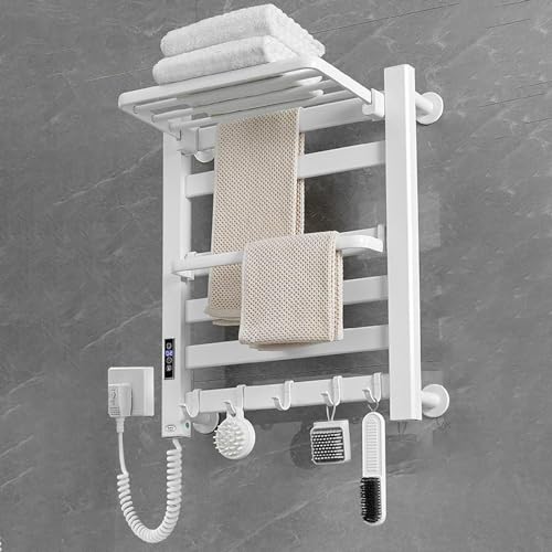 Calentador de toallas para baño que transforma tu rutina de ducha con calor suave