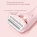 3 in 1 Livora Electric Shaver for Women, LED Display Razor for Women, Slickglide Pro Electric Razor, BeautiBloom, Rechargeable Trimmer for Bikini, Portable, Waterproof, Legs, Body, Wet/Dry