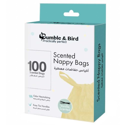 Bumble & Bird - Biodegradable Scented Nappy Bags - Pack of 100