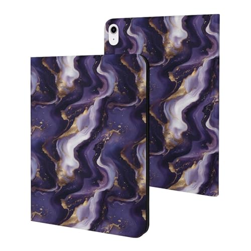 Coque iPad 10e génération抗choc avec veille automatique et support marbre