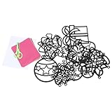 VICASKY Fenster-deko Weihnachten DIY-sonnenfänger mit Schneemann Rentier und Baumformen Bastelset...