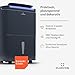 Klarstein DryFy Connect 50L Smart Luftentfeuchter - 50L/24h, WiFi App-Steuerung, 7L Tank, Timer, Elektrischer Entfeuchter für Räume 45-55m², Automatische Abschaltung, Tragbar, Anthrazit