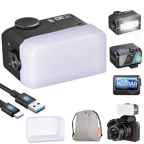 Godox IT30 Pro S TTL Mini Flash for Sony with Diffuser—HSS 1/8000s,2.8" Full-Color Touchscreen,2.4G Wireless X System,Built-in Lithium Battery for 560 Full Power Flashes(Black)