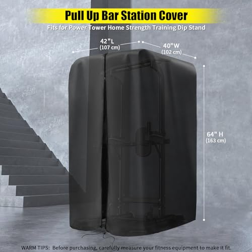 Housse pull up bar station cover imperméable pour support de traction et dip stand power tower