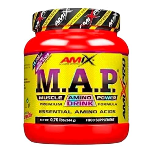 AMIX - Aminoácido en Polvo Muscle Amino Power - Suplemento Alimenticio que Aumenta la Fuerza y la Resistencia Muscular - Sabor Natural - 300 g