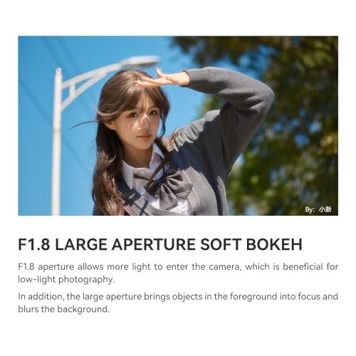 TTArtisan APS-C 56mm F1.8 AF Auto Focus AF Prime Fixed Focus Large Aperture Lens for Fuji Fujifilm X XF Mount Camera Like XT10 XT20 XT30 XT30II XS10 XA5 XA7,etc. - Image 6