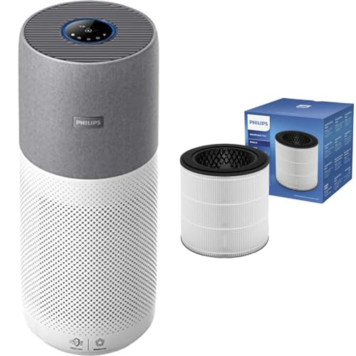 Philips Luftreiniger der Serie 4000i - App-Steuerung & FY0293/30 Ersatzfilter für Luftreiniger, kompatibel mit AC0830/10, HEPA