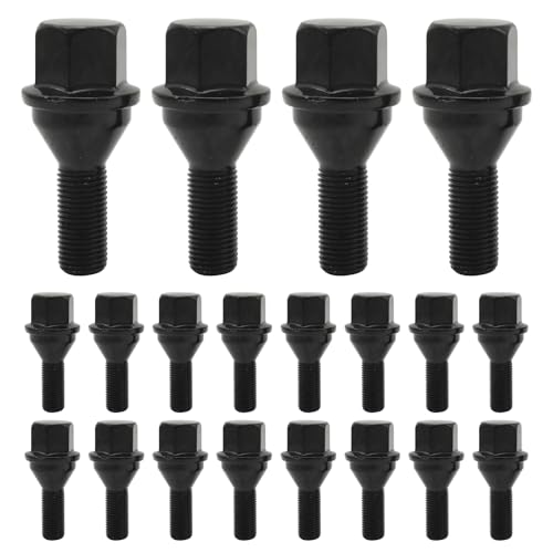 Zreneyfex 20Pcs 53182366 Stock Wheel Lug Bolts, Replacement for Jeep Compass Cherokee, Replacement for Chrysler 200, Replacement for Dodge Dart, Replaces 6511051AA 611-005