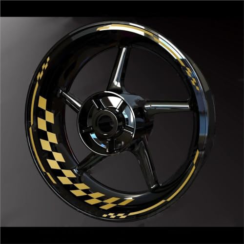 Autocollants roues moto pour jante Hypermotard lors de vos sorties nocturnes
