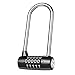ORIA 5 Digit Combination Padlock, Lengthened Combination Lock, Long Shackle Gym Lock, Luggage Travel Lock, Updated Safety Lock for Gym Locker, Toolbox, Closet, Luggage, Cabinet, Outdoor