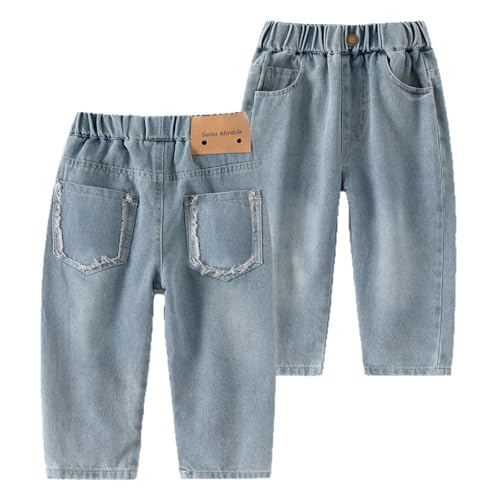 Trendy Boys Denim Pants Comfortable Casual Outdoor Style Durable Long-Lasting Everyday Wear for Active Kids 3-104
