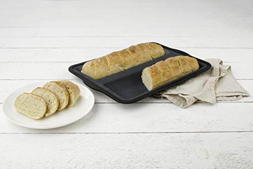 Baguette-Backblech Zenker 36 x 26 cm aus glasfaserverstärktem Silikon