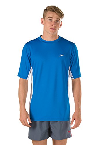 Speedo Men's Longview Short Sleeve Swim Tee