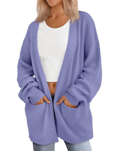 Image of LILLUSORY Oversized Cardigan Sweaters for Women 2026 Fall Fashion Outfits