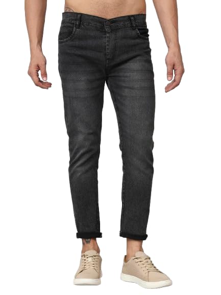 Image of LINARIA Men Grey Regular Jeans (34)