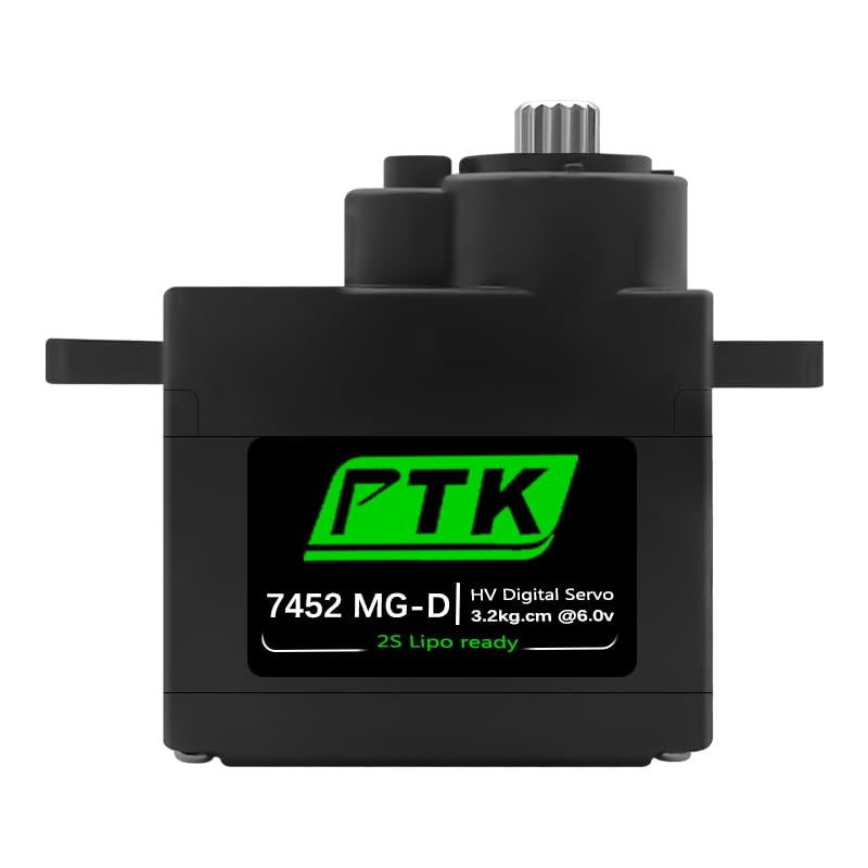 PTK 7452 MG-D 9g Digital Metal Gear Servo, RC Model Servo, F3P, Remote Control Helicopter, Fixed Wing (1pcs) — image 1