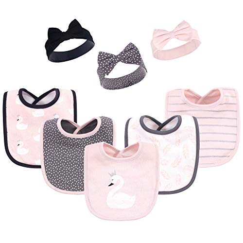 Image of Hudson Baby Unisex Baby Bandana Bibs and Headbands