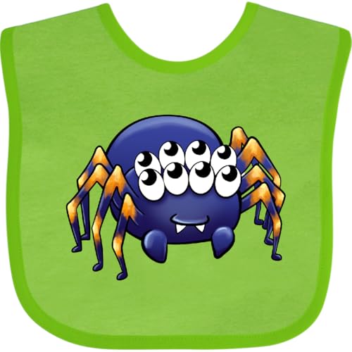 inktastic Cute Halloween Spider Baby Bib
