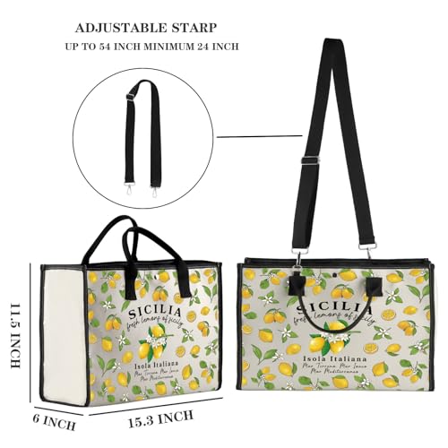 Bolso Tote Sicilia Lemons And Limoncello miniatura 4