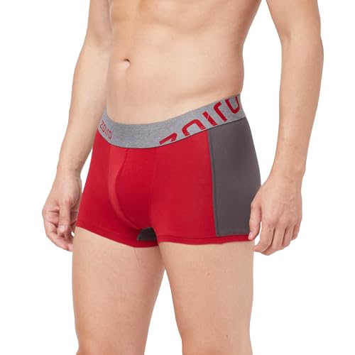 Image of Zoiro Men's Soft Cotton Blend Solid Trend Trunk (Pack of 2) |Colours May Vary