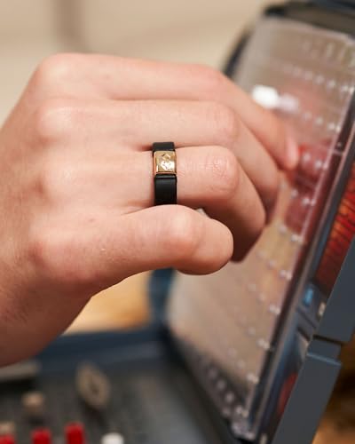 Rinfit Silicone Rings for Women 6mm Wide & Men 7mm Wide, 2mm Thick - Silicone Wedding Bands- Infinity Ring with Metal Plate - Patented Design4