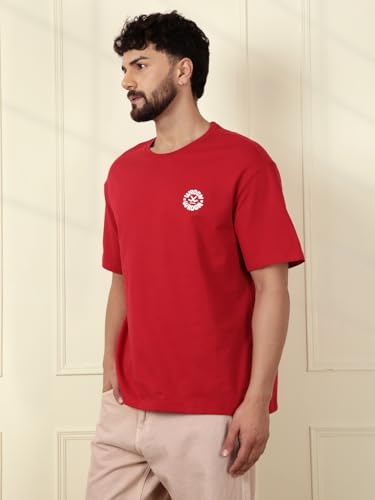 Image of WROGN Men's T-Shirt | Graphic Print | Oversized Fit