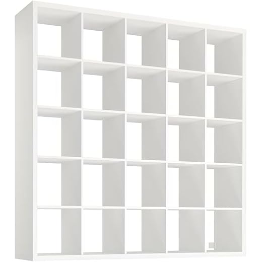 IKEA KALLAX hylla i vit; (182 x 182 cm); kompatibel med EXPEDIT