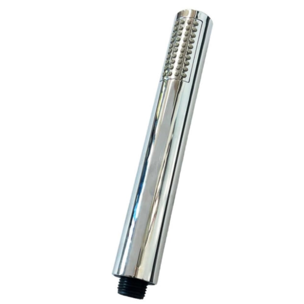 UNISON CORPORATION round handheld shower-single function-cylinderical shape-ABD material-small size silicon nozzle-pack of 1.