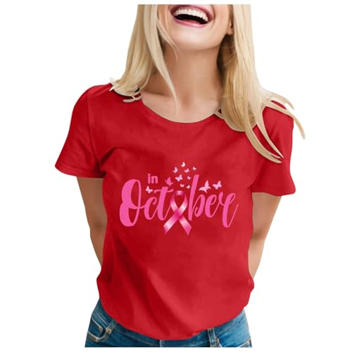 Tee-shirt Octobre Rose le basique idéal pour vos tenues décontractées