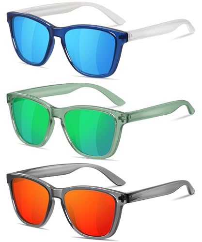 Image of Kids Polarized Sunglasses for Girls Boys UV400 Protection Classic Fashion sun Glasses Lightweight Material Age 3-10