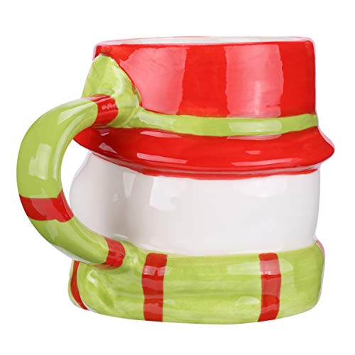 1 Unidade Copo De Água De Cerâmica De Boneco De Neve De Natal Caneca De Leite Canecas De Papai Noel